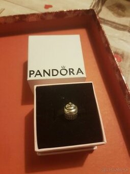 pandora korálka muffin/koláč bikolor