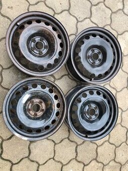 Predám plechové disky 4ks 5x100 R16 do Vw Seat