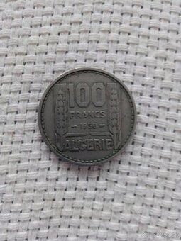 100 francs 1952 Alžír