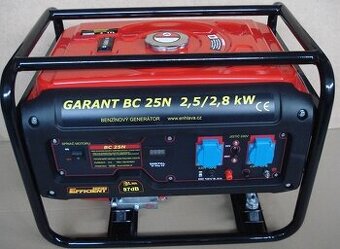 Elektrocentrála Generátor 3,1 kW nová, záruka 2 roky, pre st