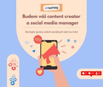 Budem tvoj správca sociálnych sietí/content creator
