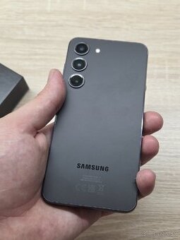 Galaxy S23 256gb čierny - komplet balenie, nové sklo, obal
