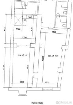 Obchodny priestor / kancelarie na namesti v Skalici