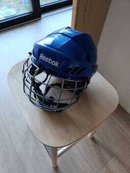 Detska hokejová prilba s košíkom Reebok S