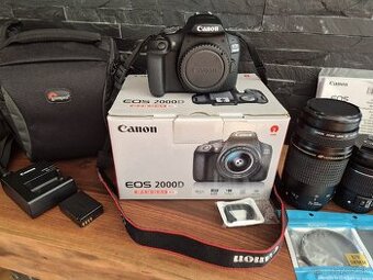 Fotoaparát Canon s príslušenstvom