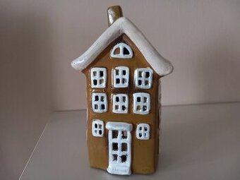 Keramický domček na čajovku 20,5x11,5x7,5 cm