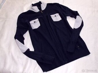 Gaudí pánsky sveter tmavodrý   L