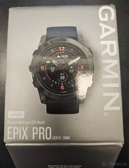 Garmin epix PRO gen2 sapphiere titan - 1