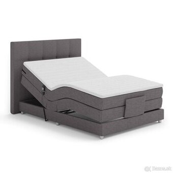 Elektrická polohovacia posteľ boxspring 120x200