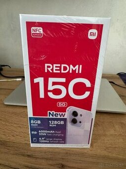 Xiaomi REDMI 15C 5G 4GB/128GB, úplne nový ani nerozbalený