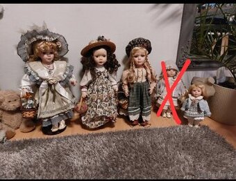 Retro porcelanove bábiky