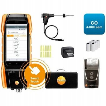 Analyzátor výfukových plynov testo 300 NEXT LEVEL + tlačiare