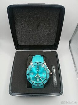 NOVÉ Pánske hodinky Tutti Milano tyrkysové (70% zľava+BONUS)