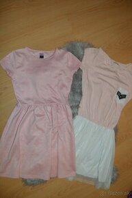 2x ružové šaty