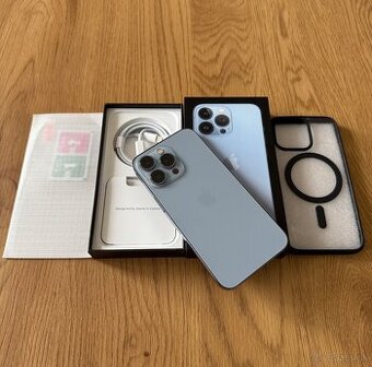iPhone 13 Pro 256 gb Sierra Blue - komplet príslušenstvo