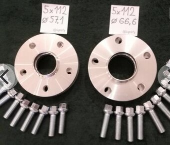Predám rozsirovacie podlozky 5X112 aj 5X120 duralove