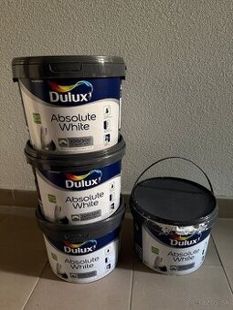 Interierova biela farba Dulux Absolute White