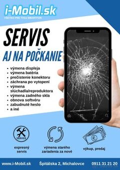 Servis mobilov a tabletov aj na počkanie