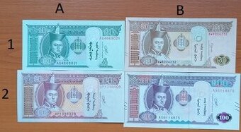 Bankovky Mongolsko