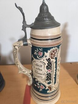 Krigel,pivovy pohár,korbel - 1