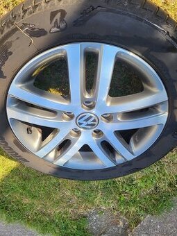 Predám alu kolesa golf 6 5x112 r16 et 50