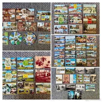 Retro pohľadnice Československo - 60 kusov