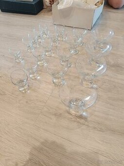 Poháre na zmrzlinu, sada, retro