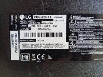 LG TV na súčiastky