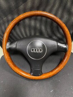Drevený volant audi
