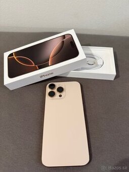 Predam iphone 16 pro max 256GB ZLATY - 1
