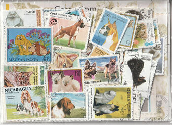 Známky zvieratá - Mačky a Psy