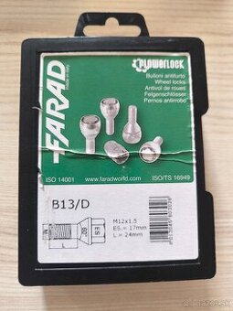 Bezpečnostné skrutky na kolesá