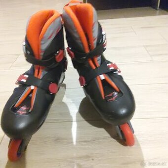 Kolieskové korčule č. 34--36 Oxelo (Decathlon)