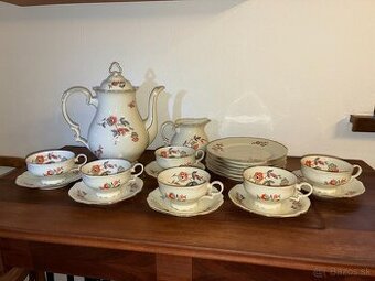 Porcelánová kávová súprava porcelánky Marktrewidz Jäger & Co
