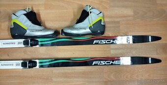 Predám det.bežkový set:Bežky FISCHER 147cm,šupiny.SNS.