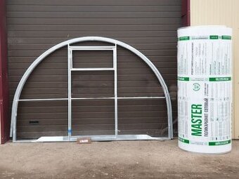 Výhodne predám konštrukciu na sklenik + polykarbonát