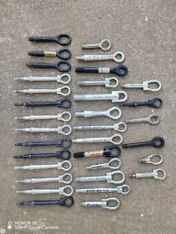 Ťažný hák, vlečné oko.