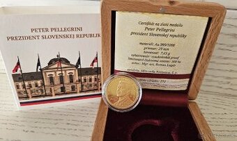 Zlatá medaila - Prezident SR - Peter Pellegrini