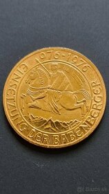 Zlatý 1000 schilling 1976 - 1