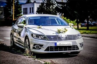 Svadobné auto VW CC R-Line sedan limuzína.