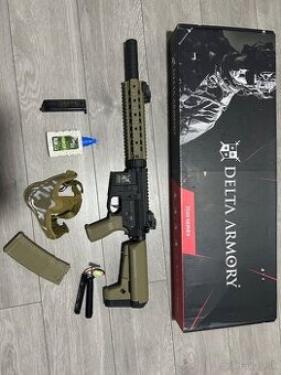 Delta Armory airsoft zbraň M4 AR15 SilentOps 9” Charlie Half