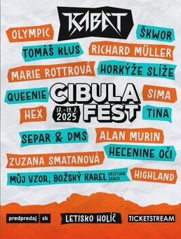 Predam listky na festival Cibuľa Fest