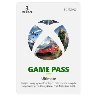 Xbox GamePass Ultimate predplatné