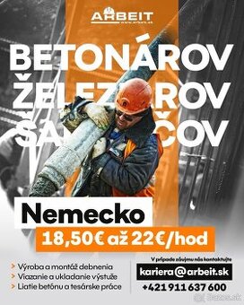 BETONÁRI, ŽELEZIARI, ŠALOVAČI / NEMECKO
