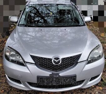 Mazda 3 1.6 2004 predám MOTOR Z601, PREVODOVKA, nárazník