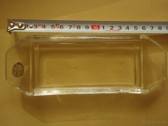 sklenený podnos BOHEMIA