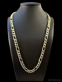 Zlatá reťaz - retiazka Figaro, 14k zlato 585