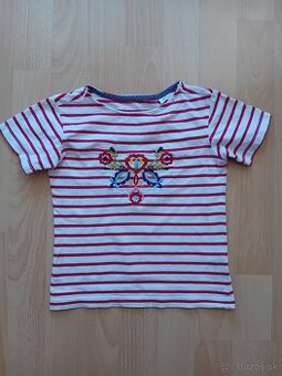 Krásne dievčenské tričko s krátkym rukávom (104)
