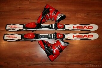 detské lyže Head 107 cm , hadia koža , lyžiarky