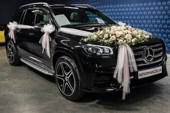 Svadobné auto Mercedes GLS, auto na svadbu